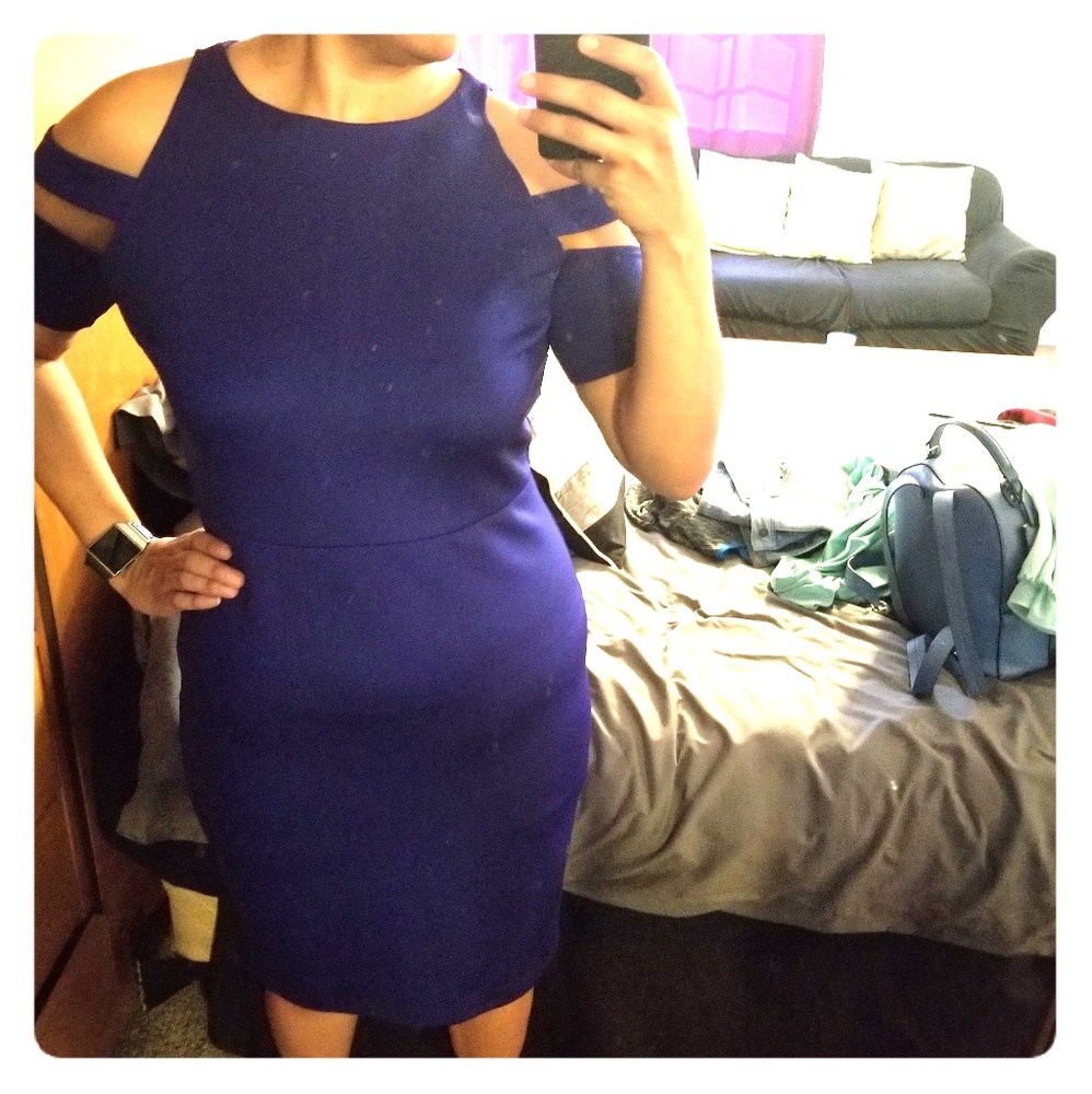 Blue dress